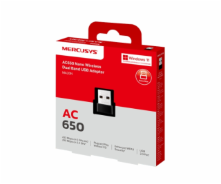 MERCUSYS MA20N, AC650 Nano Wireless Dual Band USB