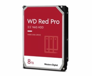 WD RED Pro NAS WD8005FFBX 8TB SATAIII/600, 512MB cache, CMR