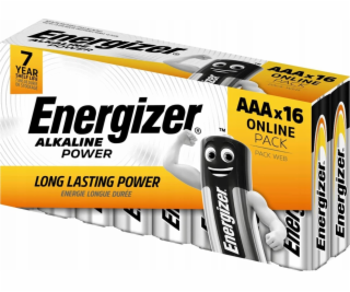 Energizer Alkaline Power - Mikrotužka Family Pack AAA/16 ks