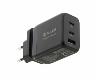 TELLUR GaN, 1x USB A/2xType C, Nabíjačka 65W