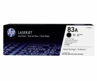 HP Toner CF 283 AD dvoj balenie cierna No. 83 A