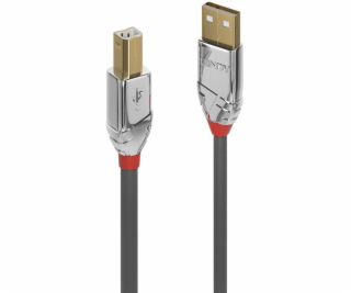 Lindy USB-A – USB-B kabel USB 7,5 m šedý (36645)