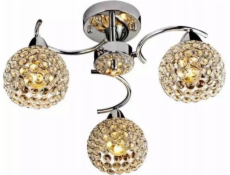 Zavěšení lampa Kris Krislamp Sofia KR 310-3PL Hanging Lamp 3x40W E14 Chrome