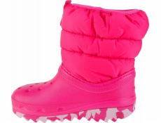 Crocs Crocs Classic Neo Puff Boot Dětské 207684-6X0 Růžové 38/39