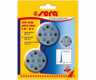 Sera LED čip ultra modrý 2 W / 12 V, 2 ks/BAL