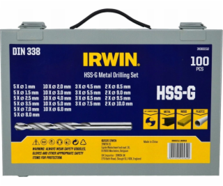 Vrták Irwwin Irwwin Metal Drill Set 100ks