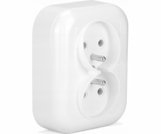 Montis Double -Mounted Plug -In Socket s uzemněním extens...