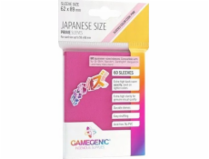 Gamegenic: japonské rukávy veľkosti Prime (62x89 mm) 60 kusov, ružová