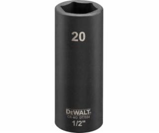 Zásuvka Dewalt 20mm 1/2c narážecí zásuvka hluboká