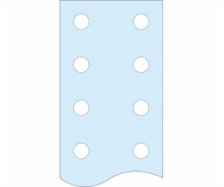 Schneider Electric Szyna pionowa perforowana 80x10x1675mm...