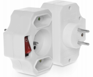 Plug-in plug-in plug-in s 1-gencher z/u + 2x euro white R...