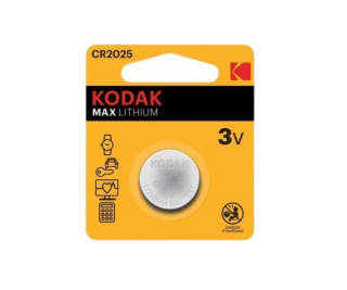 Baterie Kodak CR 2025 MAX Lithium 1ks, blistr