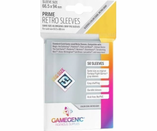 Gamegenic : Prime Retro Sleeves (66,5x94 mm) 50 kusů, čiré