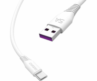 Dudao USB-A USB kábel-USB-C 2 M White (6970379614785)