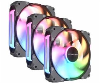 COUGAR ventilátor APOLAR 120 ARGB (3 pack) 120mm hydro dy...