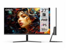 CHiQ 27  UltraSlim monitor 27F650R FHD, 100 Hz, Frameless, repro, černý