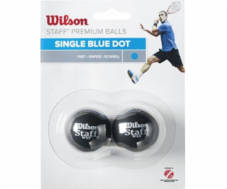 Wilson Wilson Staff Squash Blue Dot 2 Pack Ball WRT617500...