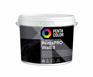 Barva Pentacolor PentaPro Wall 3, bílá, 3l