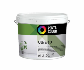 Disperzní barva Pentacolor Ultra 10, bílá, 10l