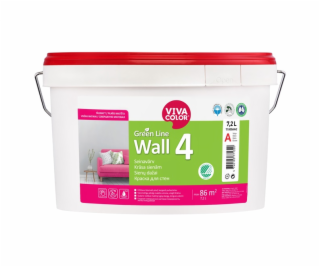 Barva Vivacolor Green Line Wall 4 A, bílá, 7,2l