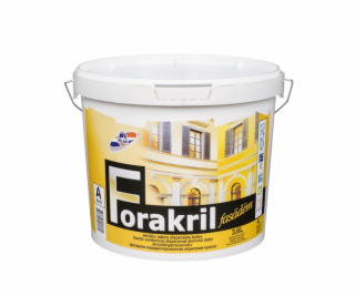 Fasádní barva Rilak Forakril A, bílá, 3,6l