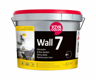 Akrylátová barva na zeď Vivacolor WALL 7 A, bílá, 2,7L