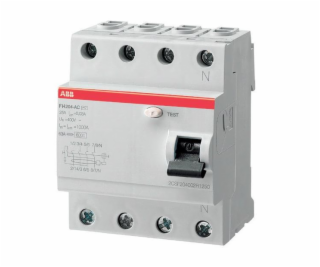 Sroves nuotekio rele FH204, 25A, 6kA, 30mA AC, 4P