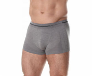 Brubeck BX10430 Pánské boxerky COMFORT WOOL tmavě šedé S