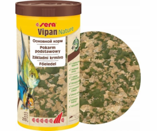 Sera Vipan Nature 1000 ml, vločky - prémiové krmivo