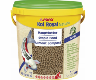 Sera Koi Royal Large 10 l, granule - základní krmivo pro Koi