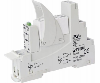 Relpol Interface Relay 1P 12V DC AgNi 16 A / 250 V AC PI8...