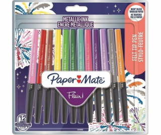 Paper Mate PAPER MATE Faserschreiber Flair 12er METALLIC ...