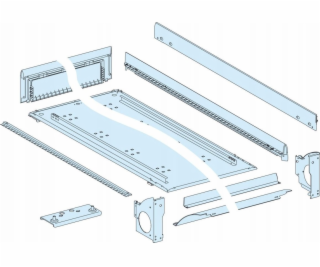 Priscaset Cable Compartment Housing 1830x300x205mm IP30 L...