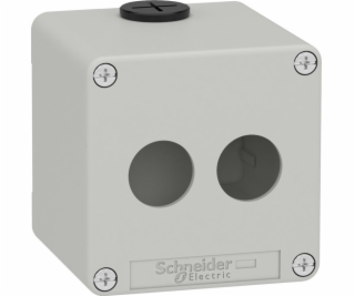 Schneider Harmony XAP Control box, prázdny, sivý, 2 otvor...