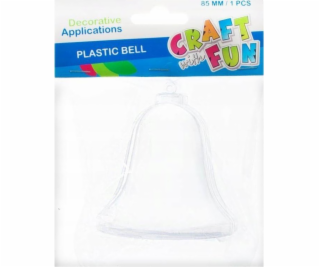 Craft with Fun ORNAMENT BN PLAST BELL 8,5CM CF PBH 12/192