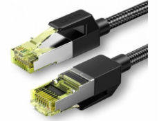 Ugreen UGREEN NW150 Pletený síťový kabel, Ethernet RJ45, Cat.7, F/FTP, 1m (černý)