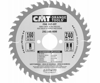 CMT 292.160,40 m videl HM 160x30x2.2/1,6 z = 40