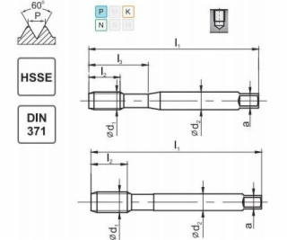 Fanar THREAD UNF 3/8-24 DIN-371C R40 (2B) HSSE 800