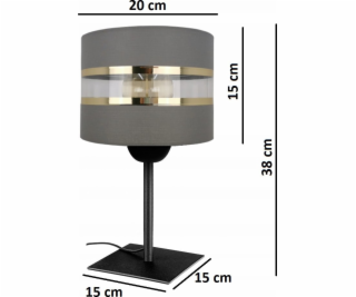 Stolní lampa GTV Stolní lampa RIO, E27, max. 40W, 220-240...