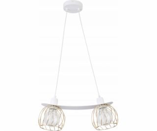 Sigma Regge 2 31855 Hanging Lamp 2x60W E27 White / Gold