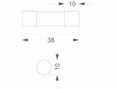 ST10PV pojistka vložka 10x38 20A 1000VDC 87.770
