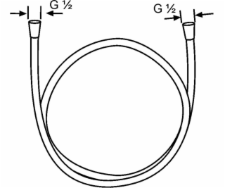 EXEC sprchová hadice Sprchová hadice 150/200 Chrome Exec