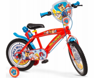 Dětské kolo 16  Paw Patrol Red 1678 NEW TOIMSA