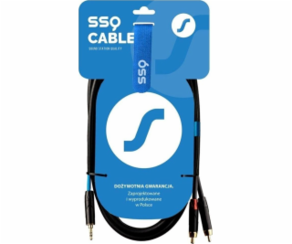 SSQ MiJRCA1 - kabelový mini stereo jack - 2x RCA 1 metr