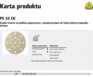 KLINGSPOR SAMOLEPÍCÍ BRUSNÝ KOTOUČ 150mm PS33CK gr. 40 GL...