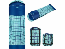 NILS CAMP sleeping bag NC2009 blue checkered size L.