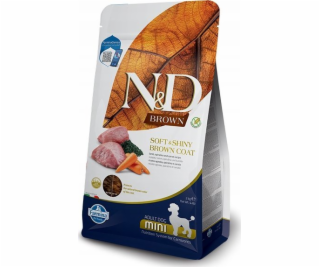 FARMINA N&D Brown Dog Lamb Spirulina&Carrot Adult Mini - ...