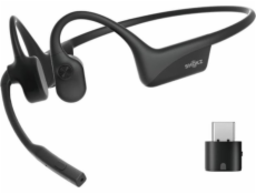 SHOKZ OpenComm2 UC Wireless Bluetooth Bone Conduction Videokonferenční sluchátka s USB-A adaptérem | Doba hovoru 16 h 29 m bezdrátový dosah 1 h Doba nabíjení | Obsahuje Boom Mic a Dong s potlačením hl