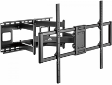 Maclean MC-482 TV Wall Mount Bracket for 60-120  Flat & Curved TVs up to 120kg Max. VESA 900x600 Swivel  Tilt and Rotate  Universal TV Mount TV Bracket