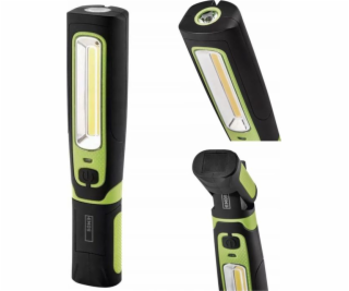 LED + COB LED nabíjecí svítilna P4532, 470 lm, 1800 mAh